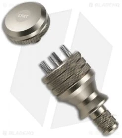 CRKT Wu 6 Bit Driver Tool Hex Bit Driver - Aluminum 9910