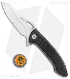 CRKT Avant-Tac Liner Lock Knife Black G-10 (3.625" Satin) 5820 -Crkt CRKT Avant Tac LL Black G 10 Satin 5820 BHQ 103939 jr bottlecap