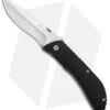 CRKT B.U.L.L. Front Flipper Liner Lock Knife Black Zytel (3" Satin) 6562 -Crkt CRKT B.U.L.L. Front Flipper Black Zytel Satin 6562 BHQ 87024 jr