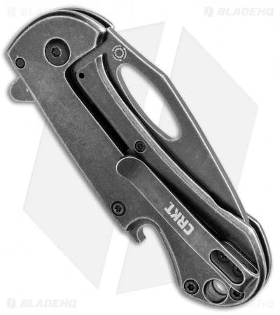 CRKT Bev-Edge Flipper Knife W/ Bottle Opener Black (2.5" Black Stonewash) 4635 5 CRKT Bev-Edge Flipper Knife W/ Bottle Opener Black (2.5" Black Stonewash) 4635 - Image 3