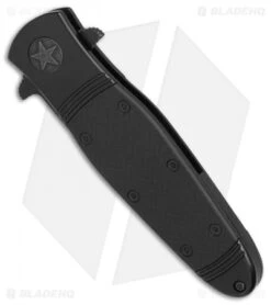 CRKT Bombastic Frame Lock Knife Black GFN (3.3" Black) K345KKSP 8 CRKT Bombastic Frame Lock Knife Black GFN (3.3" Black) K345KKSP -Crkt CRKT Bombastic Black Plain Edge BHQ 78172 er spine