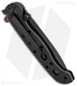 CRKT Carson M16-01K EDC Spear Point Liner Lock Knife (3" Black) -Crkt CRKT Carson M16 01K EDC SP LL Black BHQ 87733 jr side