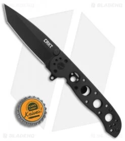CRKT Carson M16-02KS Tanto Frame Lock Flipper Knife (3.05" Black) -Crkt CRKT Carson M16 02KS Tanto black BHQ 76687 er bottlecap