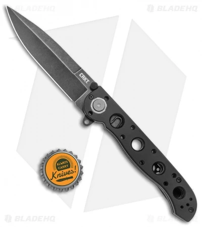 CRKT Carson M16-03DB Spear Point Dead Lock Flipper Knife (3.5" Black SW) 6 CRKT Carson M16-03DB Spear Point Dead Lock Flipper Knife (3.5" Black SW) - Image 4