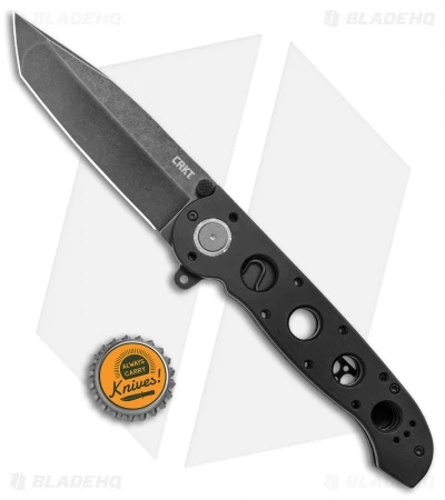 CRKT Carson M16-04DB Tanto Dead Bolt Lock Flipper Knife (3.89" Black SW) 6 CRKT Carson M16-04DB Tanto Dead Bolt Lock Flipper Knife (3.89" Black SW) - Image 4