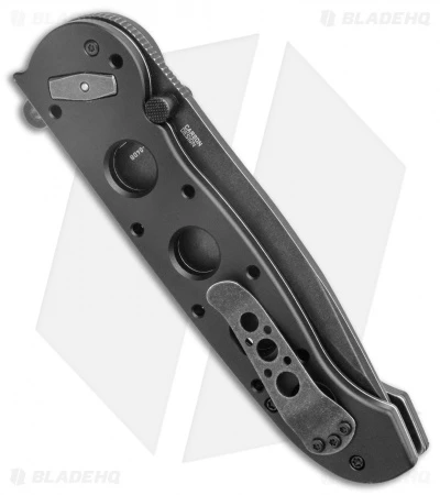 CRKT Carson M16-04DB Tanto Dead Bolt Lock Flipper Knife (3.89" Black SW) 5 CRKT Carson M16-04DB Tanto Dead Bolt Lock Flipper Knife (3.89" Black SW) - Image 3