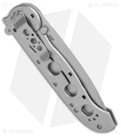 CRKT M16-04SS Stainless Steel Frame Lock Knife Tanto (3.9" Bead Blast) -Crkt CRKT Carson M16 04SS SS Tanto FL Flipper BB BHQ 138967 jr side