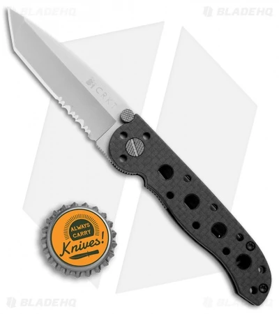 CRKT Carson M16-10F Tanto Flipper Knife Carbon Fiber (3" Satin Serr) 5 CRKT Carson M16-10F Tanto Flipper Knife Carbon Fiber (3" Satin Serr) - Image 4