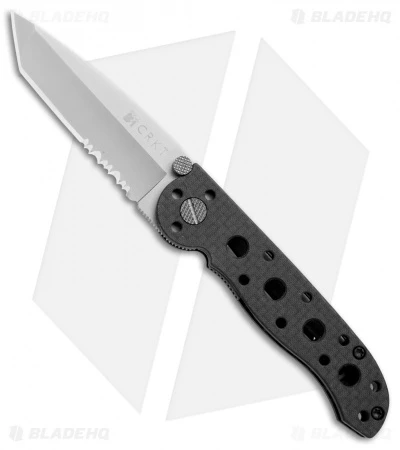 CRKT Carson M16-10F Tanto Flipper Knife Carbon Fiber (3" Satin Serr) 2 CRKT Carson M16-10F Tanto Flipper Knife Carbon Fiber (3" Satin Serr)