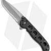 CRKT Carson M16-12 Folding Tanto Flipper Knife BB (3" Bead Blast Serr) 2 CRKT Carson M16-12 Folding Tanto Flipper Knife BB (3" Bead Blast Serr) -Crkt CRKT Carson M16 12 Folding Tanto BB BB Serr BHQ 87731 jr