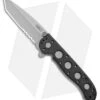 CRKT Carson M16-12Z Folding Tanto Flipper Knife Zytel (3" Bead Blast Serr) -Crkt CRKT Carson M16 12Z Folding Tanto Zytel BB Serr BHQ 8902 jr