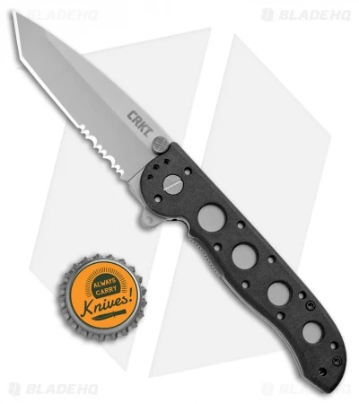 CRKT Carson M16-12Z Folding Tanto Flipper Knife Zytel (3" Bead Blast Serr) 6 CRKT Carson M16-12Z Folding Tanto Flipper Knife Zytel (3" Bead Blast Serr) - Image 4