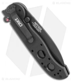 CRKT Carson M21-02G Flipper Knife Black G-10 (3" Black) -Crkt CRKT Carson M21 02G Flipper Knife Black G 10 3 Gray BHQ 3171 LS Side