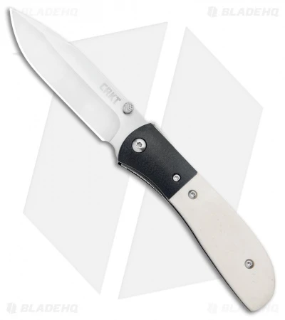 CRKT Carson M4-02 White Bone Spring Assisted Knife (3.25" Satin) 3 CRKT Carson M4-02 White Bone Spring Assisted Knife (3.25" Satin)