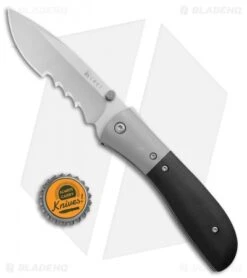 CRKT Carson M4-13 Spring Assisted Knife (3.75" Bead Blast Serr) -Crkt CRKT Carson M4 13 SA BB Serr BHQ 1661 jr bottlecap