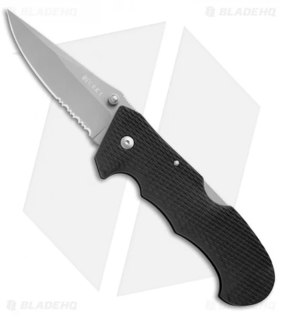 CRKT Cascade Lockback Folding Knife (3.5" Bead Blast Serr) 3 CRKT Cascade Lockback Folding Knife (3.5" Bead Blast Serr)
