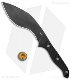 CRKT Clever Girl Kukri Fixed Blade Knife Black G-10 (7.75" Black) -Crkt CRKT Clever Girl Kukri Fixed Blade Black BHQ 138972 jr bottlecap