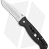 CRKT Crawford Falcon Liner Lock Knife Black Zytel (3.875" Satin Serr) 6243 2 CRKT Crawford Falcon Liner Lock Knife Black Zytel (3.875" Satin Serr) 6243 -Crkt CRKT Crawford Falcon LL Black Zytel Satin Serr 6243 BHQ 75700 jr