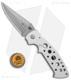 CRKT Crawford Kasper Professional Liner Lock Knife Silver (3" Gray) 7772 9 CRKT Crawford Kasper Professional Liner Lock Knife Silver (3" Gray) 7772 -Crkt CRKT Crawford Kasper Professional LL Silver Gray 7772 BHQ 76580 jr bottlecap