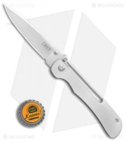 CRKT Crawford Offbeat Lockback Knife Stainless Steel (3.52" Satin) 7730 9 CRKT Crawford Offbeat Lockback Knife Stainless Steel (3.52" Satin) 7730 -Crkt CRKT Crawford Offbeat stainless steel satin BHQ 76678 er bottlecap