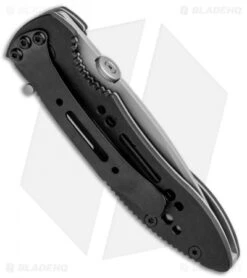 CRKT Crawford Point Guard Liner Lock Knife (3.5" Bead Blast Serr) 6762 -Crkt CRKT Crawford PG LL BB Serr 6762 BHQ 87727 jr side