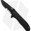 CRKT Drifter Knife W/ Veff Serrations Black Resin Infused Handle (2.82" Black) -Crkt CRKT Drifter Knife w Veff Seerations Black Resin Infused Handle 2in Black BHQ 180917 td