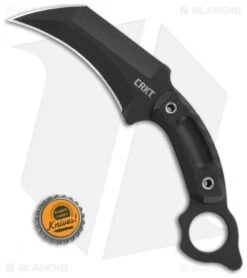 CRKT Du Hoc Karambit Fixed Blade Knife (5.1" Black) 2630 -Crkt CRKT Du Hoc Karambit Black BHQ 85386 er bottlecap