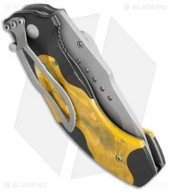 CRKT Elishewitz Horus Spring Assisted Knife Orange/Black (3.125" BB) 1150 -Crkt CRKT Elishewitz Horus SA Orange Black BB 1150 BHQ 68641 jr side