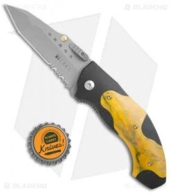 CRKT Elishewitz Horus Spring Assisted Knife Orange/Black (3.125" BB Serr) 1151 -Crkt CRKT Elishewitz Horus SA Orange Black BB Serr 1151 BHQ 68642 jr bottlecap