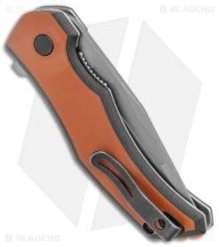 CRKT Fawkes Spring Assisted Knife Brown/Orange G-10 (2.75" Bead Blast) -Crkt CRKT Fawkes Dust Layer G 10 LL DP BB BHQ 138957 jr side