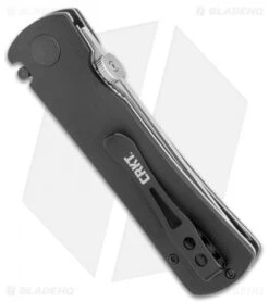 CRKT Folding Heiho Spring Assisted Knife (3.125" Satin Serr) 2901 -Crkt CRKT Folding Heiho SA Satin Serr 2901 BHQ 11434 jr side