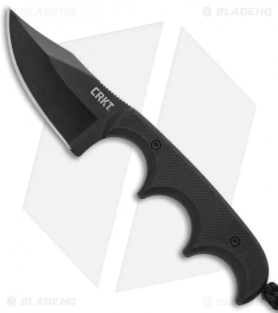 CRKT Folts Minimalist Bowie Neck Knife Black G-10 (2" Black) 2387K 3 CRKT Folts Minimalist Bowie Neck Knife Black G-10 (2" Black) 2387K