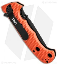 CRKT Hammond Cruiser LAWKS Liner Lock Knife Orange (3.75" Black Serr) 7914ORB -Crkt CRKT Hammond Cruiser Orange Black Serr CR7914ORB BHQ 87150 jr side 2