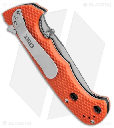 CRKT Hammond Cruiser LAWKS Liner Lock Knife Orange (3.75" Satin Serr) 7914OR 5 CRKT Hammond Cruiser LAWKS Liner Lock Knife Orange (3.75" Satin Serr) 7914OR - Image 3