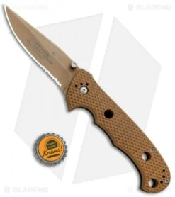 CRKT Hammond Iraqi Freedom Desert Cruiser Knife Tan (3.75" Tan Serr) 7914DI -Crkt CRKT Hammond Iraqi Freedom Desert Cruiser Tan Tan Serr 7914DI BHQ 87014 jr bottlecap