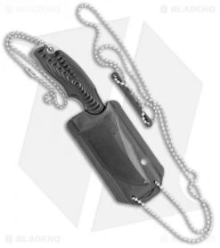 CRKT Ikoma Civet Bowie Neck Knife (2.4" Satin) 2805 -Crkt CRKT Ikoma Civet Bowie Neck Knife Satin 2805 BHQ 34393 jr sheath