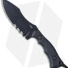 CRKT Kaila Cumings Bugsy Fixed Blade Knife Black G-10 (3.78" Black Veff Serr) -Crkt CRKT Kaila Cumings Bugsy Fixed Blade Knife w Veff Serrations Black BHQ 181752 kc 2