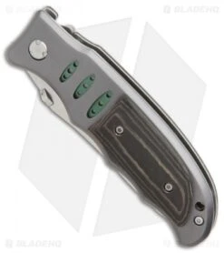 CRKT Lake Sentinel Liner Lock Folding Knife Micarta/Blue (3.3" Satin) 7122M -Crkt CRKT Lake Sentinel micarta blue satin 7122M BHQ 69072 er spine