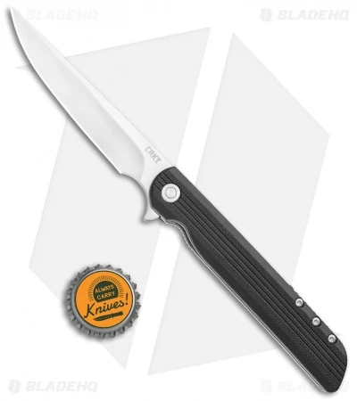 CRKT Large LCK + Spring Assisted Liner Lock Knife Black G-10 (3.6" Satin) 3810 6 CRKT Large LCK + Spring Assisted Liner Lock Knife Black G-10 (3.6" Satin) 3810 - Image 4
