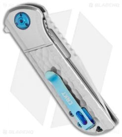 CRKT Mah Lanny Spring Assisted Liner Lock Knife Aluminum (3.2" Satin) 6525 -Crkt CRKT Mah Lanny SA LL Aluminum Satin 6525 BHQ 119355 jr side