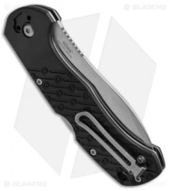 CRKT Noma Lock Back Knife Black GFN (3.3" Satin) 2815 -Crkt CRKT Noma LB Black GFN 2815 BHQ 51851 jr side