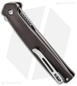 CRKT Onion Helical Liner Lock Tanto Knife Aluminum (3.52" Satin) K500GXP 8 CRKT Onion Helical Liner Lock Tanto Knife Aluminum (3.52" Satin) K500GXP -Crkt CRKT Onion Helical LL Tanto Aluminum Satin K500GXP BHQ 92300 jr side