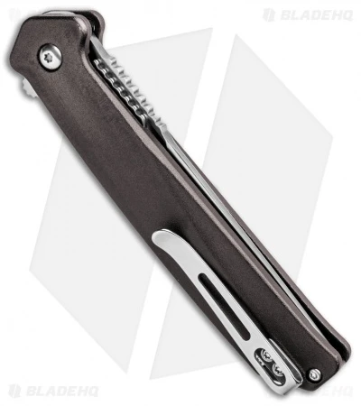 CRKT Onion Helical Liner Lock Tanto Knife Aluminum (3.52" Satin) K500GXP 5 CRKT Onion Helical Liner Lock Tanto Knife Aluminum (3.52" Satin) K500GXP - Image 3