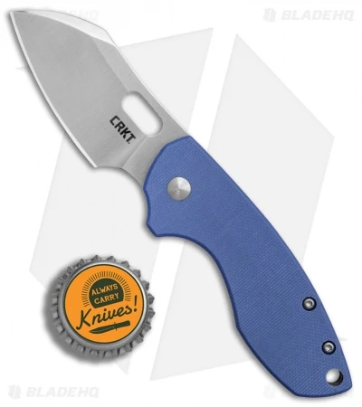 CRKT Pilar Frame Lock Knife Blue G-10 (2.4" Satin) 5311GB 6 CRKT Pilar Frame Lock Knife Blue G-10 (2.4" Satin) 5311GB - Image 4