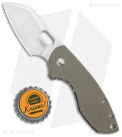 CRKT Pilar Frame Lock Knife Tan G-10 (2.4" Satin D2) -Crkt CRKT Pilar FL OD Tan G 10 Satin 5311D2T BHQ 93243 jr bottlecap