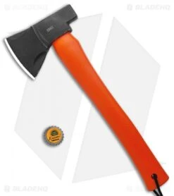 CRKT Johnson Chogan Hatchet 13.25" Axe - Orange GRN -Crkt CRKT RMJ Tactical Chogan Splitting Hatchet Orange Black BHQ 138975 jr bottlecap