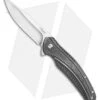 CRKT Ripple Liner Lock Knife Black Aluminum (3.125" Satin) K415KXP -Crkt CRKT Ripple Liner Lock Knife Black Aluminum 3.125 Satin K415KXP BHQ 11407LS