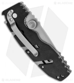 CRKT Ryan Seven Liner Lock Knife (3.375" Bead Blast Serr) 6813 -Crkt CRKT Ryan Seven LL BB Serr 6813 BHQ 87018 jr side