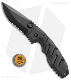 CRKT Ryan Seven Liner Lock Knife Black (3.375" Black Serr) 6813K 9 CRKT Ryan Seven Liner Lock Knife Black (3.375" Black Serr) 6813K -Crkt CRKT Ryan Seven LL Black Black Serr 6813K BHQ 75698 jr bottlecap