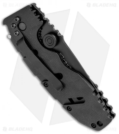 CRKT Ryan Seven Liner Lock Knife Black (3.375" Black Serr) 6813K 5 CRKT Ryan Seven Liner Lock Knife Black (3.375" Black Serr) 6813K - Image 3